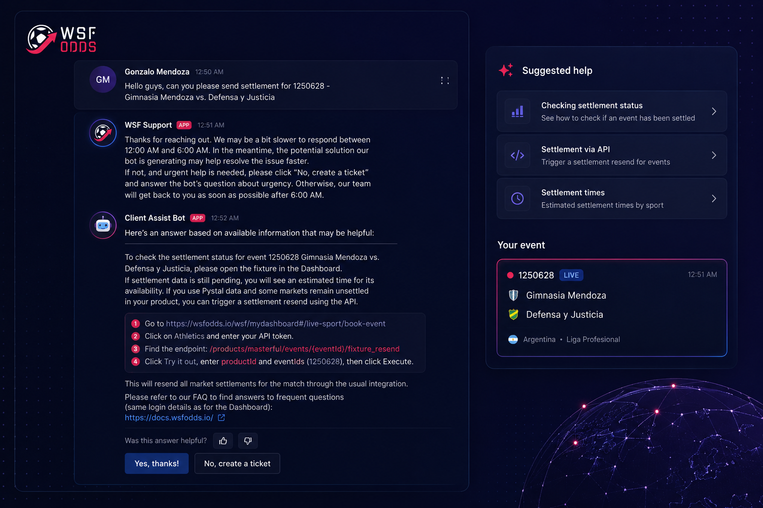 chat bot assistance